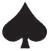 black spade